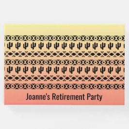 Livro de Convidado do Design de Southwest Ombre