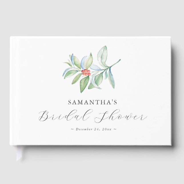 Livro de Convidado do Tema do Chá de panela de inv (Frente)