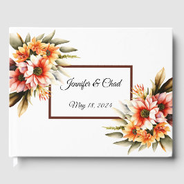 Livro de Convidado Floral