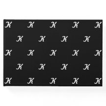 Livro de Convidado Inicial (Preto e Branco)