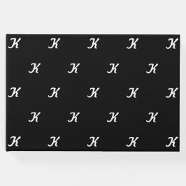 Livro de Convidado Inicial (Preto e Branco)