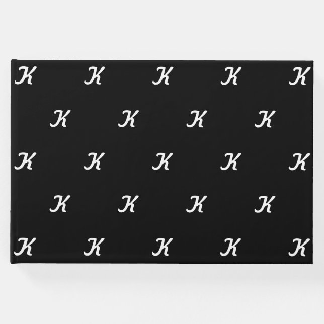 Livro de Convidado Inicial (Preto e Branco) (Frente)