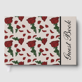 livro de convidado rosa