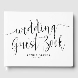 Livro de Convidado Russo Preto e Branco