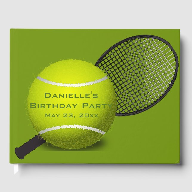 Livro de Convidado tênis Design (Frente)