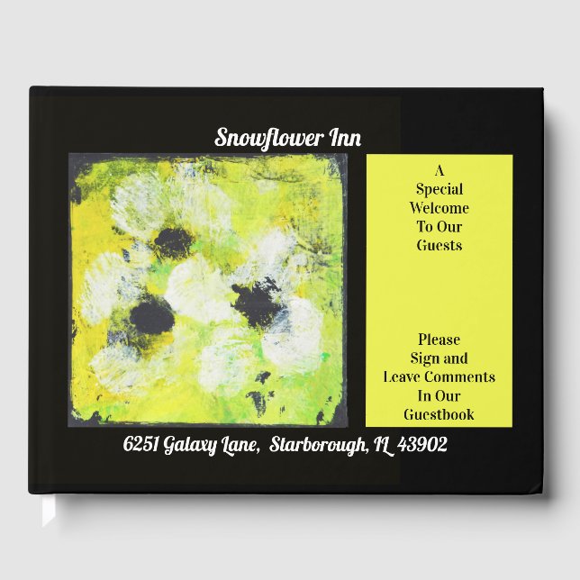 Livro de Convidados Alugueres de Flores Neves (Frente)