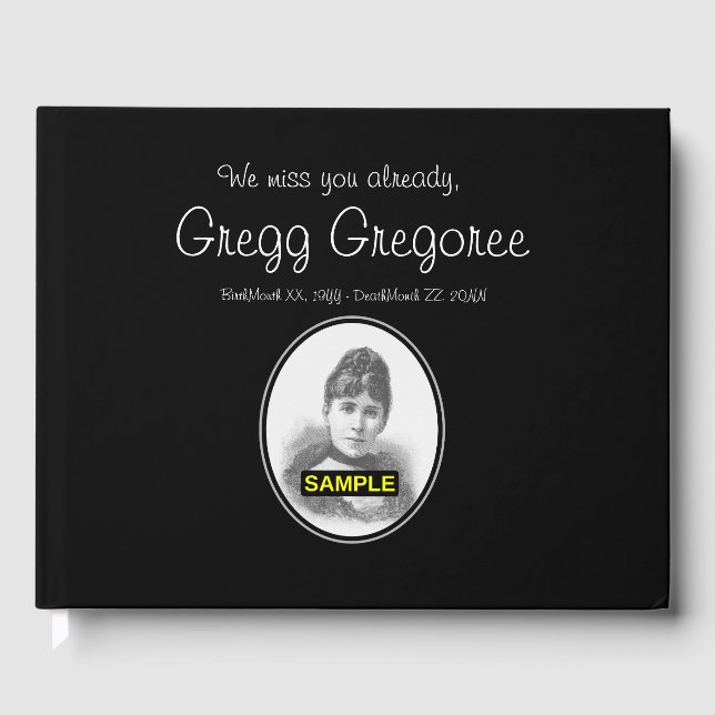 Livro de Convidados Básico e Simples (Frente)