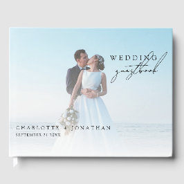 Livro de Convidados da Foto de Casamento Minimalis