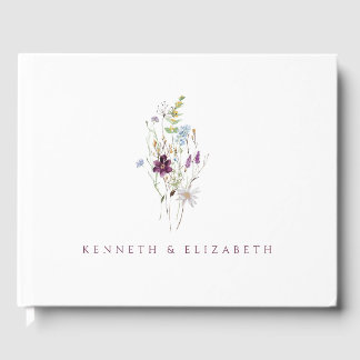 Livro de Convidados das Flores Selvagens