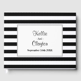 Livro de Convidados de Black/White Strips