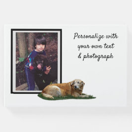 Livro de Convidados de Cachorro Mestiço de Labrado