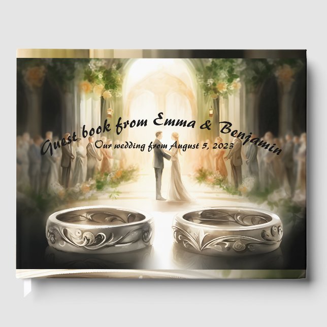 Livro de Convidados de Casamento (Frente)