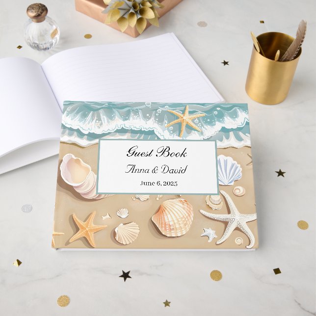 Livro de Convidados de Casamento (Frente aberta)