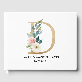 Livro de Convidados de Casamento com Monograma, Fl