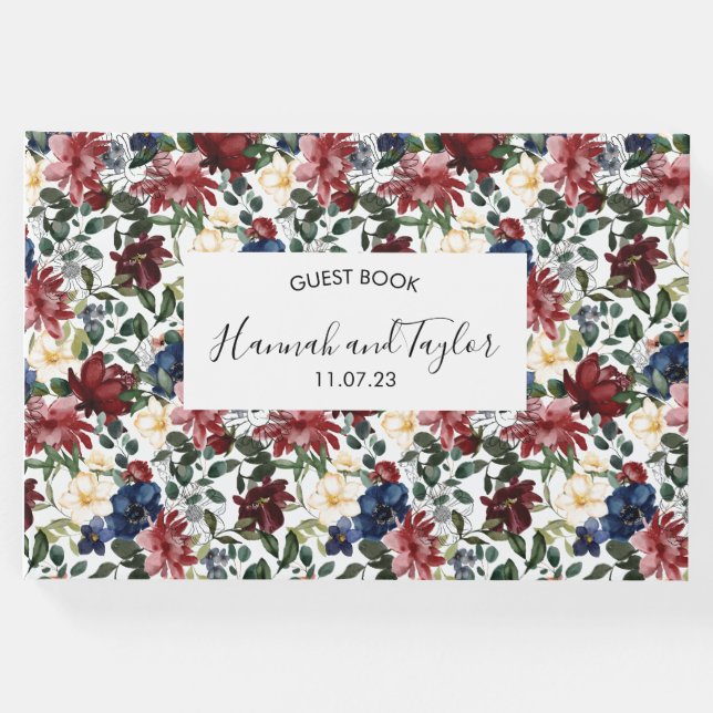 Livro de Convidados de Casamento de Marinhos Burgu (Frente)