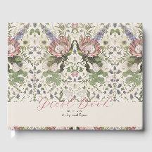 Livro de Convidados de Casamento Floral