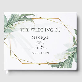 Livro de Convidados de Casamento |Modernas Folhas