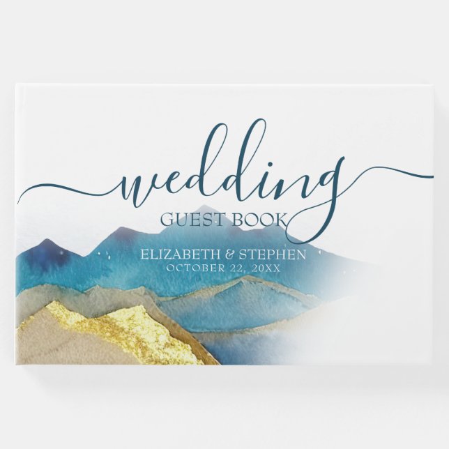 Livro de Convidados de Casamentos de Montanha Ouro (Frente)