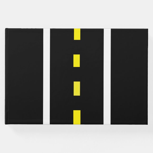 Livro de Convidados de Duas Estradas (preto, branc (Frente)