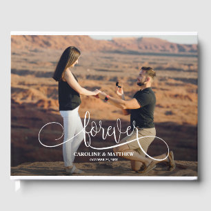 Livro de Convidados de Fotos de Casamento Elegante