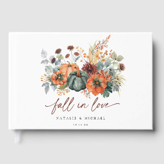 Livro de Convidados do Casamento outono Elegante