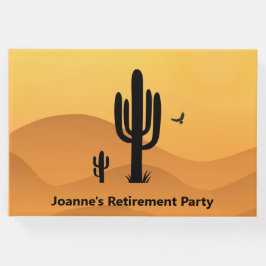 Livro de convidados do Design do Desert Cactus