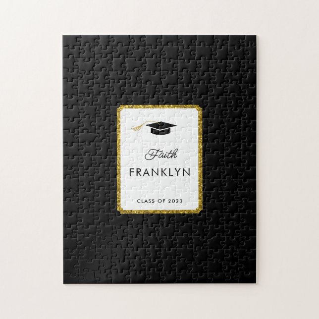 Livro de Convidados do Quebra-cabeça de Graduação  (Vertical)