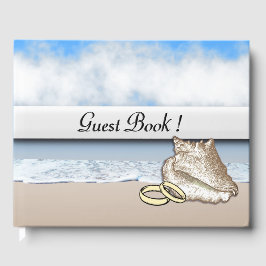 Livro de Convidados dos Anéis de Casamento do Tema