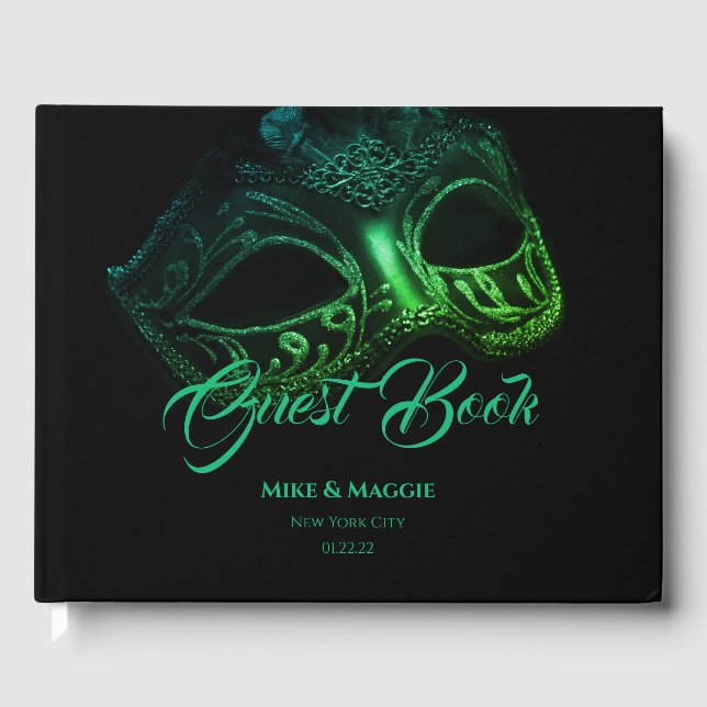 Livro de Convidados Elegante da Noite (Frente)