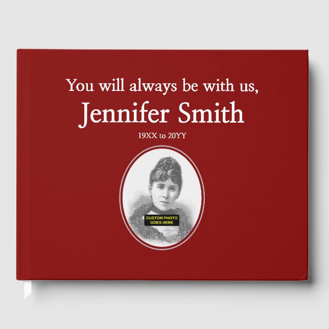 Livro de Convidados Funerais Básico e Mínimo (Frente)