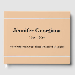 Livro de Convidados Funerais Subjugados e Conserva