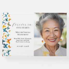 Livro de Convidados Funerários da Butterfly 2-Phot