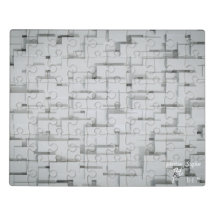 Livro de Convidados Geométrico Quebra-cabeça