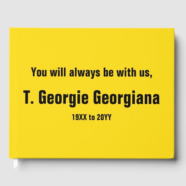 Livro de Convidados Memorial Básico e Subjugado (Frente)