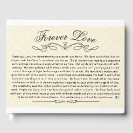 Livro de Convidados para Casamento de Amor para Se