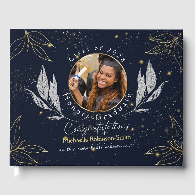 Livro de Convidados para Graduação Dourada do Eleg (Frente)