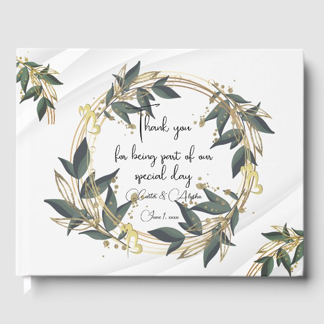 Livro de Convidados Personalizado da Feira de Oliv (Frente)