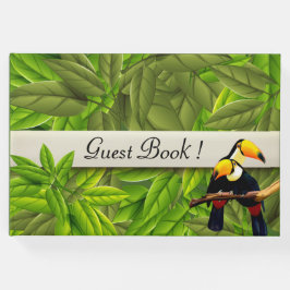 Livro de Convidados Personalizado de Aves Exóticas