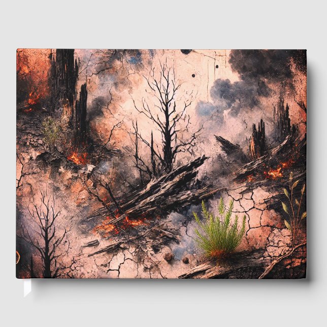 Livro de Convidados Personalizado Elegante - Manut (Frente)