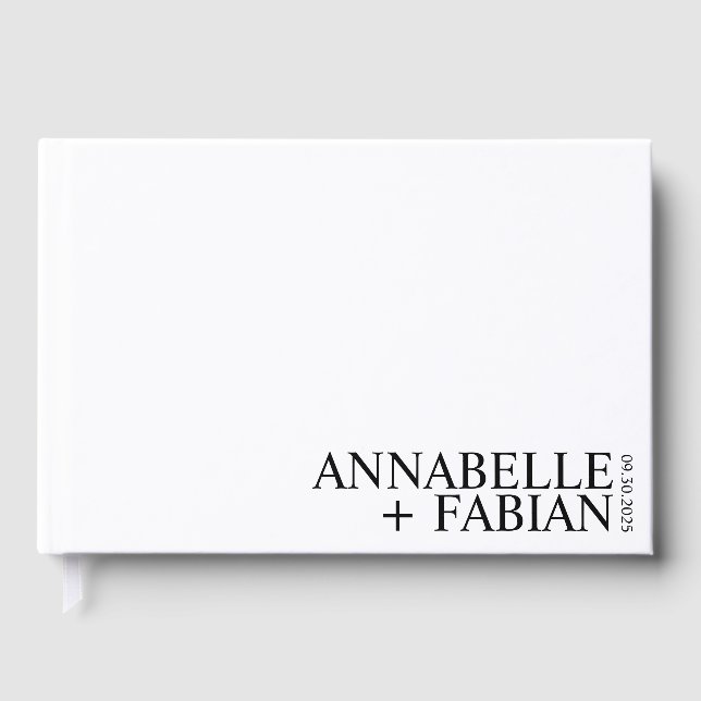 Livro de Convidados Personalizado, Gue de Casament (Frente)