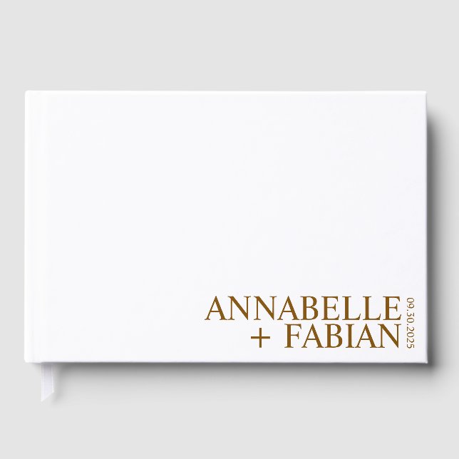 Livro de Convidados Personalizado, Gue de Casament (Frente)