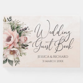 Livro de Convidados Personalizável de Casamento Ro