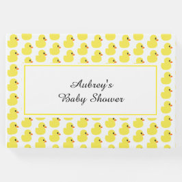 Livro de convidados "Rubber Ducky"