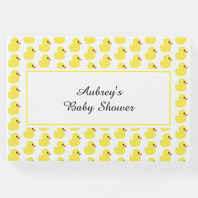 Livro de convidados "Rubber Ducky" (Frente)