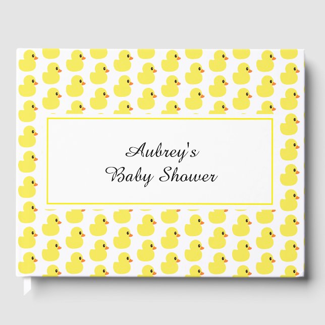 Livro de convidados "Rubber Ducky" (Frente)