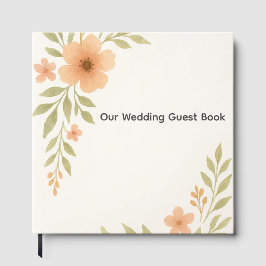 Livro de Convidados Rustic Wildflower