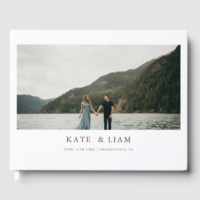 Livro de Convidados sobre Casamentos Modernos e El (Frente)