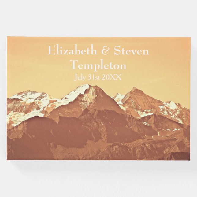 Livro de Convidados sobre Casamentos na Paisagem d (Frente)