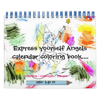 Livro de cores do calendário Angel Express Yoursel