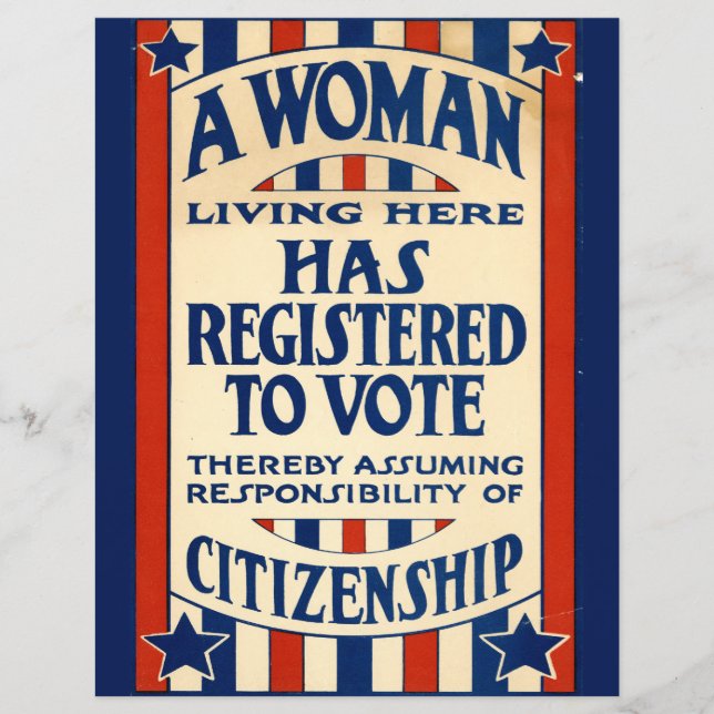 Livro de Escravos da Vintage Women's Suffragette (Frente)